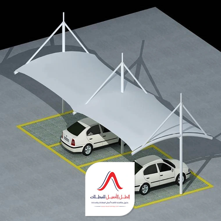 اشكال مظلات سيارات جدة