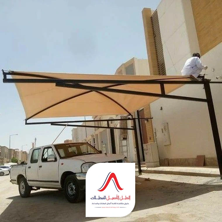 مظلة سيارة قماش جدة