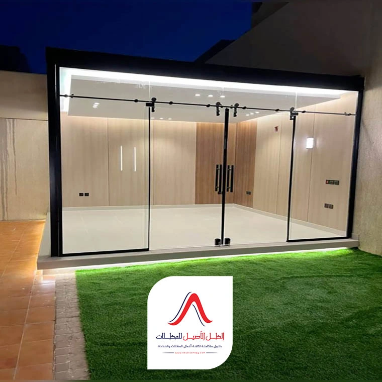 بناء غرفة زجاجية جدة