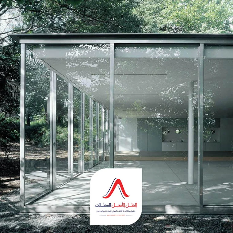تصميم غرفة زجاجية مكة