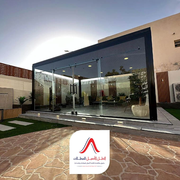 بناء غرفة زجاجية جدة