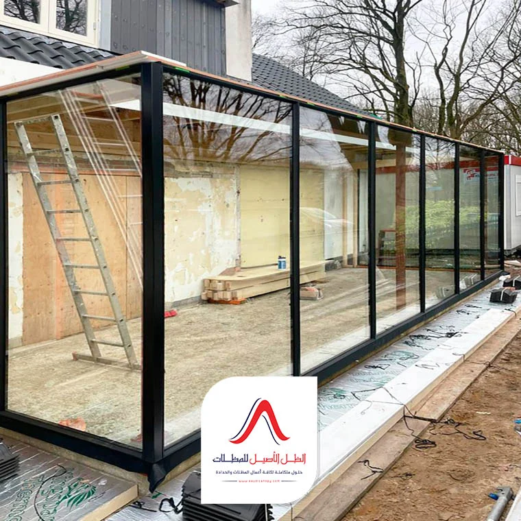 تصميم غرفة زجاجية مكة