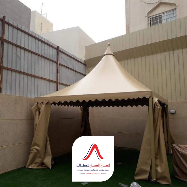 مظلات حدائق قماش في مكه