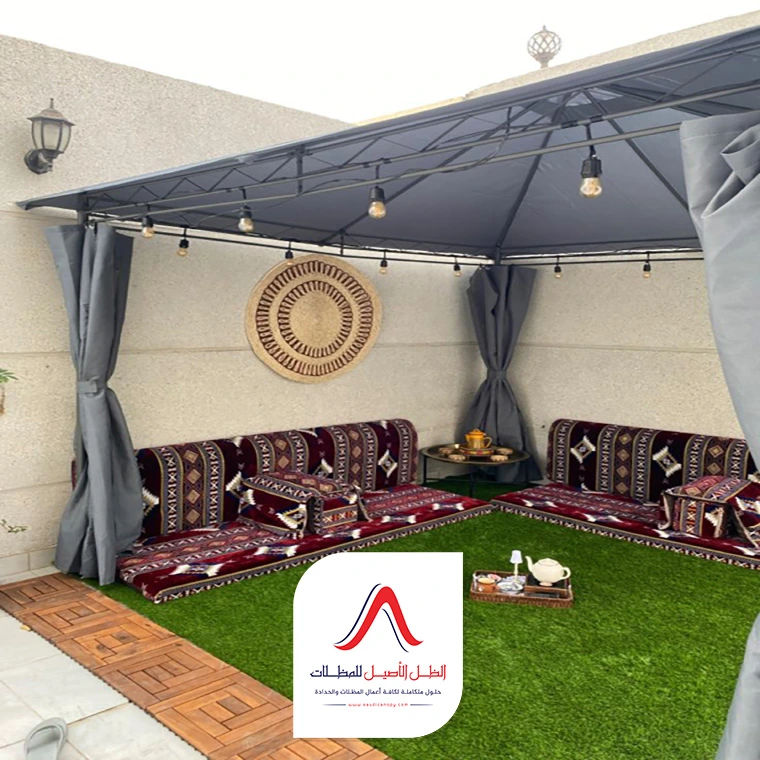 مظلات حدائق قماش في مكه