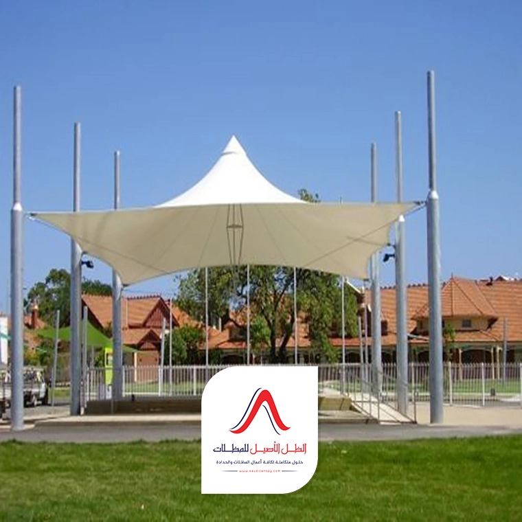 اشكال مظلات حدائق بجدة