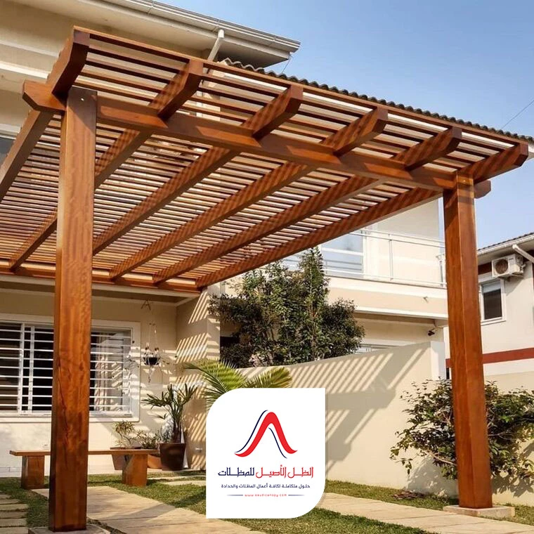 مظلات خشبية خارجية جدة