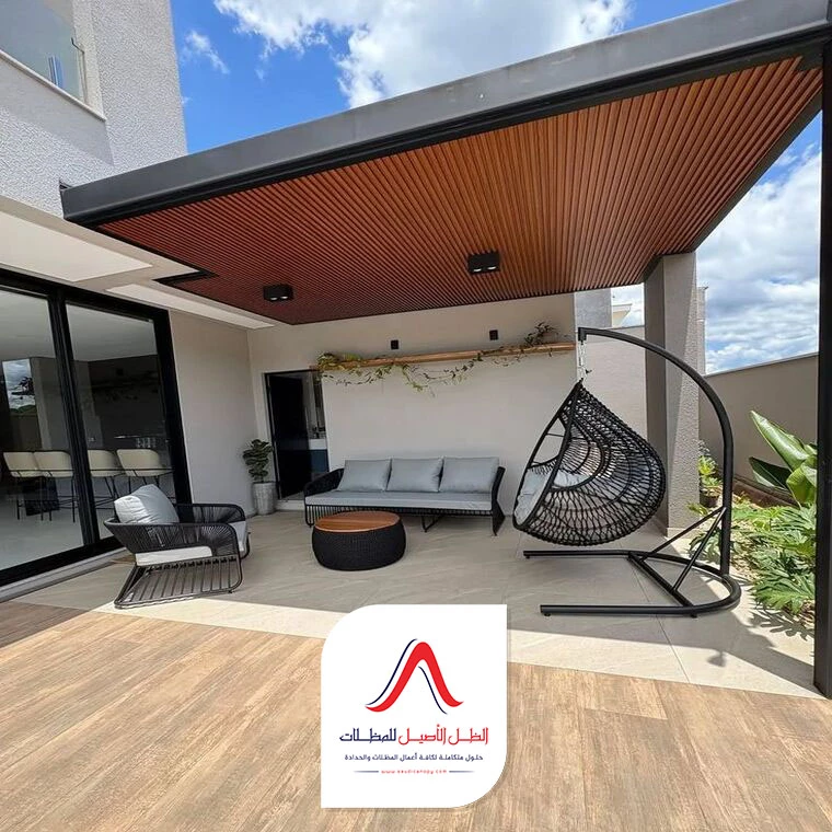 مظلات حوش خشب مكة