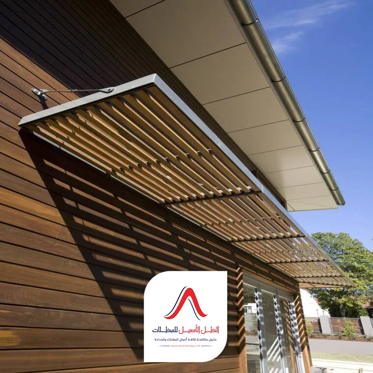 عمل مظلة خشبية مكه