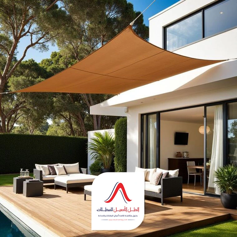 اشكال مظلات شد انشائي مكة