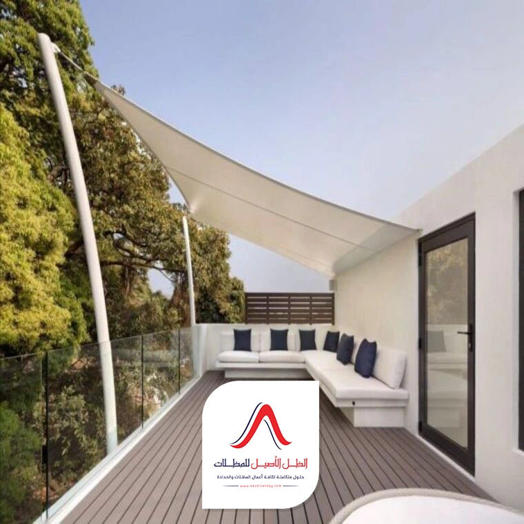 مظلات شد انشائي مثلثات مكه