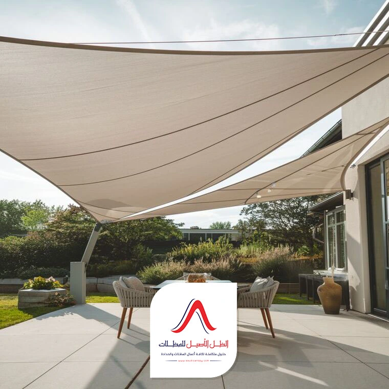 اشكال مظلات شد انشائي مكة