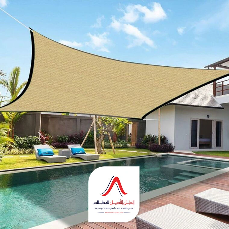 مظلات شد انشائي مثلثات مكه